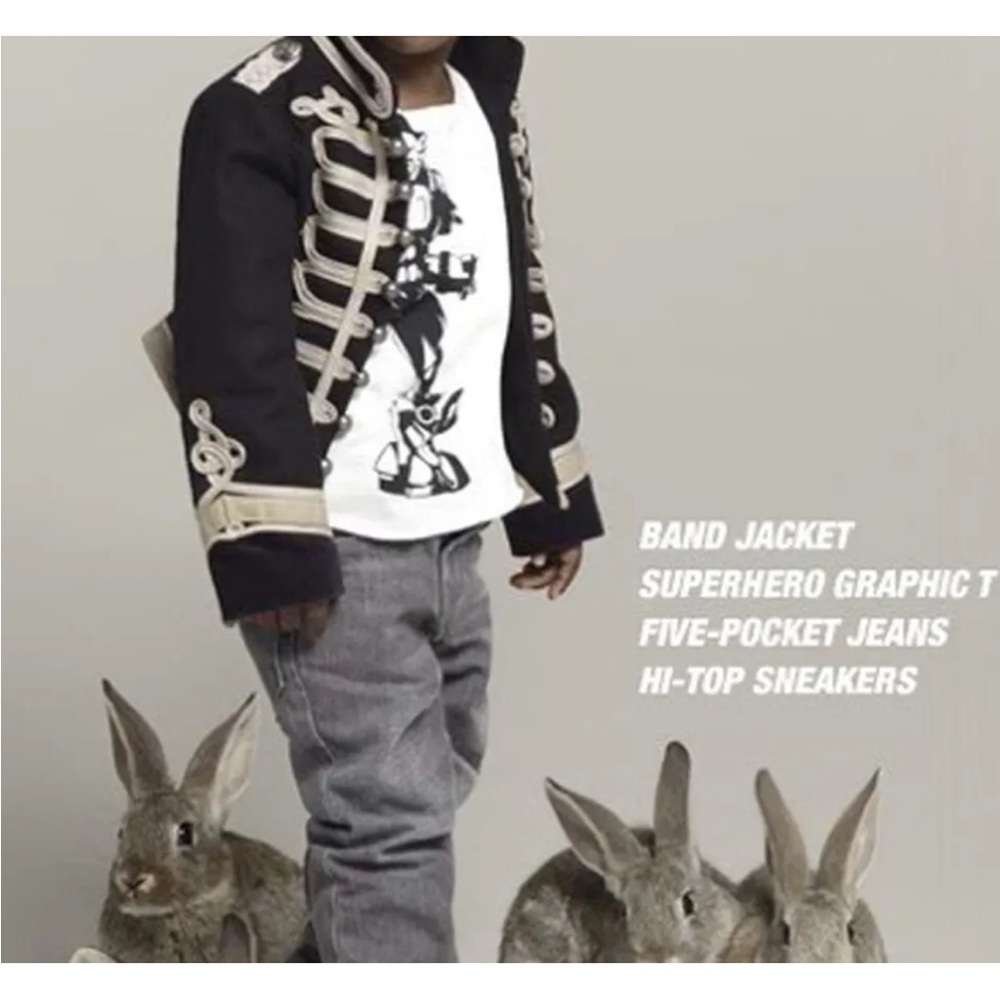 Stella McCartney x Gap kids Band military jacket 4 - Picture 4 of 9